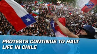 Protests Continue to Halt Life in Chile | Indus News