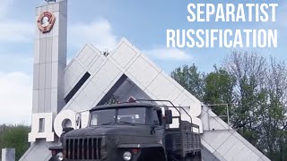 Watch Donetsk Road Sign Being 'Russified' By Separatists