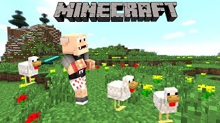 ДИКИЕ ГУСИ АТАКУЮТ!!! ОПАСНОСТЬ!!! ПРЯТКИ ЖИВОТНЫМИ МАЙНКРАФТ!!