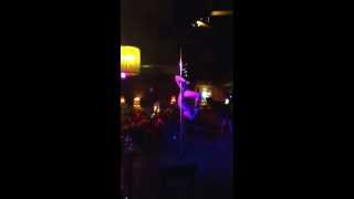 Shimmy doing what she does best... Pole dance