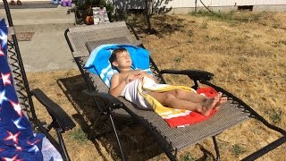 Шезлонг / Лёгкое кресло для отдыха полулежа и сидя / Deckchair