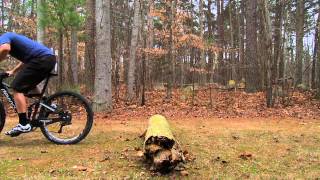 How to Jump a Log on a Mountain Bike