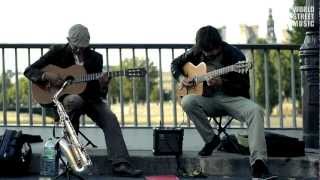 Paris Street Music : Djanovis - Dark Eyes Improvisation (HD)
