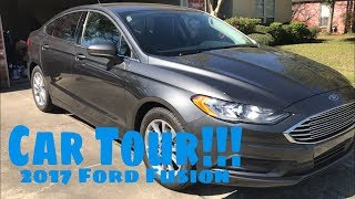 Car Tour!! 2017 Ford Fusion SE!