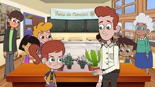 RECEBENDO A LAGARTA - ILUSTRAÇÕES ANIMADAS