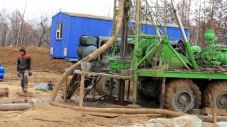 Бурение промышленной скважины с обратной промывкой