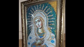 Алмазная вышивка с Алиэкспресс икона "Умиление"
