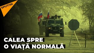 Karabah: Trupele ruse de menținere a păcii au deminat coridorul Lachin