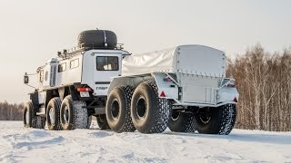Вездеход ПЕТРОВИЧ с прицепом