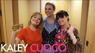 Watch us get Kaley Cuoco ready for the Big Bang Theory Upfronts in New York City!!