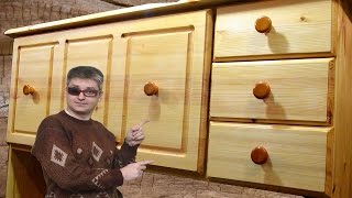 #Секретер (шкаф-стол) из дерева своими руками