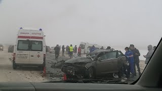 На трассе в Михайловке в лобовом столкновении погиб водитель