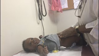 2 Month Old SPITS ON NURSE!! (Circumcision FollowUp Appt)