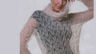 Knitting with a thin mohair and angora knitting needles for women * Ideas * Toma Prus