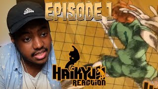 MY FIRST SPORTS ANIME!! Haikyuu! Episode 1 BLIND Reaction!