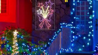 New Christmas Lights Bow and Star Motif 8M LED Rope Xmas Decoration Outdoor Home Display