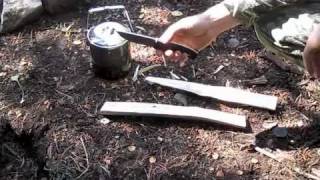 Fallkniven F1:  Fire, Fatwood, Feathersticks, and Food