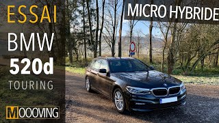 Essai de la BMW 520d Touring (G31), il y a de l’hybride dans l’air ... (Mild-Hybrid)