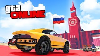 ЭКСКУРСИЯ ПО КРАСНОЙ ПЛОЩАДИ И КРЕМЛЮ!  ГОНКИ В GTA 5 ONLINE ( ГТА 5 ГОНКИ )
