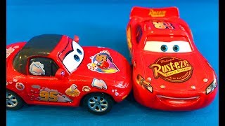 Тачки Молния Маквин и Фанатка Мультик про Машинки для Детей Cars Lightning McQueen