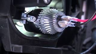 Installing LED angel eyes bulbs on e90 BMW