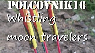 Ракеты-свистульки "Whistling moon travelers' со взрывом.
