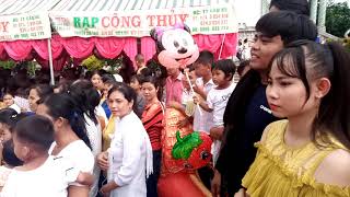 LỄ KATHINA WAT PHÔPHIRUMRĂNGSÂY 2019 (Múa Chằn Yeak và múa trống Sadăm của Khmer Nam Bộ) Part 1