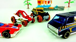 New track for Hot Wheels toy cars.