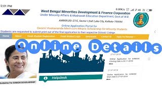 Online Application Portal S. V.  Merit-cum-Means Scholarship for Minority Students. Apply for Renew.