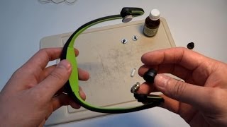 Наушники плеер для спорта mp3 с FM радио из Китая, апгрейд