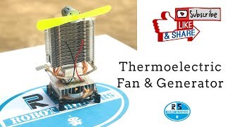 How to Make candle powered fan| Thermoelectric generator| Best Thermal projects