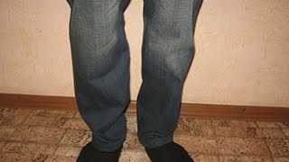 Как ушить брюки внизу?