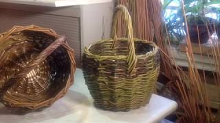 Как сплести самую простую корзину.Ч.2.Basket wickerwork.