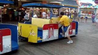 "Watch the tram car - PLEASE!" - On the Boardwalk in Wildwood, New Jersey