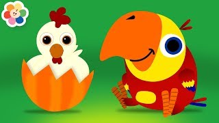 Learn Animals Sounds with Funny Larry Surprise Eggs | Learning Animal Names for Kids on BabyFirst TV