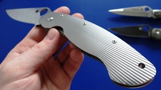 Самая красивая Миля, Spyderco Military Folder, Fluted Titanium