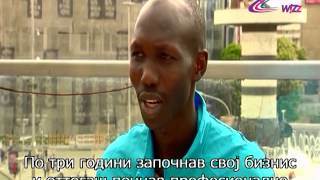 Interview with Wilson Kipsang, Wizz Air Skopje Marathon 2014