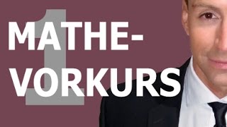 Mathe-Vorkurs | 1. Video