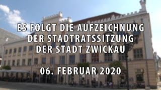 Stadtratssitzung der Stadt Zwickau vom 06.02.2020 - Teil 3