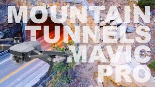 4K Stunning Mountain Tunnels by Drone DJI Mavic Pro