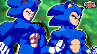 GOHAN COSPLAYS SONIC GENERATIONS?! Dragon Ball FighterZ Gohan Sonic Costume Gameplay