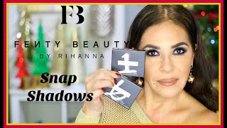 New Fenty Beauty Snap Shadows 1 & 6 | Reseña | 2 Holiday Looks