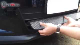 Защита радиатора на Volkswagen Tiguan (Фольксваген Тигуан) 2012-2014 г.в. (Sport & Style)