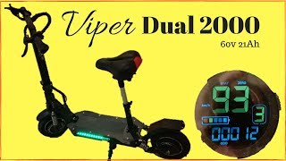 Viper Dual 2000 60v Electric Scooter - 70+km/h
