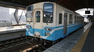 JR四国　高知駅　2000系など 気動車 発着シーン 15時台　2014.1