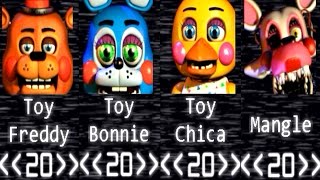 20/20/20/20 MODE!! - Night Shift at Freddy's