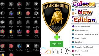 Oppo Coloros lamborghini theme for oppo , a3s , F5 , F7 , F9 , FindX , Realme2