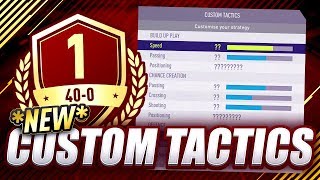 GORILLA'S 40-0 CUSTOM TACTICS & PLAYER INSTRUCTIONS | FUT CHAMPIONS TOP 100 | FIFA 18 ULTIMATE TEAM