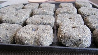 Брикеты макухи (жмыха) для рыбалки на макушатник своими руками.