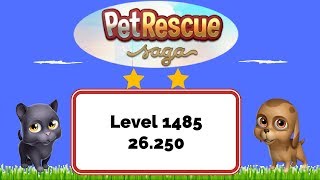 Pet Rescue Saga Level 1485 - No Boosters